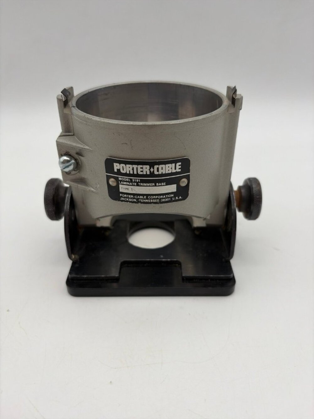 Porter-Cable Model 3191 Type 1 Laminate Trimmer Base